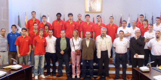 Foto de familia en el Palacio de San Marcos, sede de la Diputación Provincial de Lugo