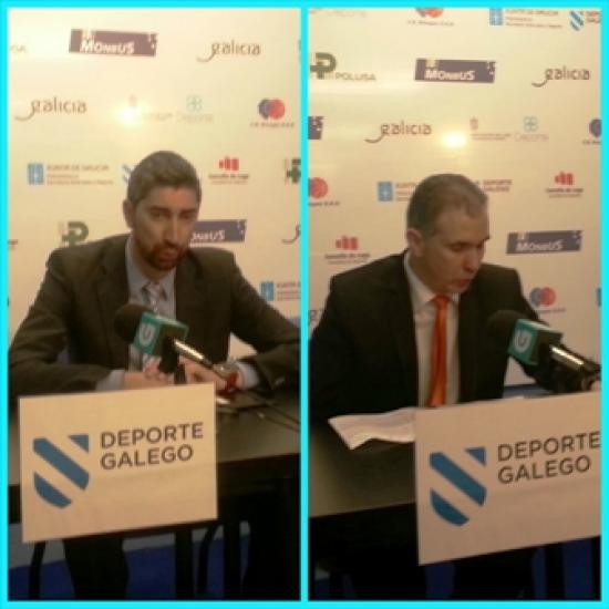 SALA DE PRENSA: Joaquín Prado e Lisardo Gómez valoraron o encontro do Pazo