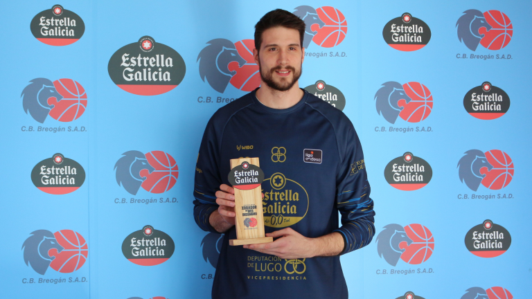 Víctor Arteaga, jugador Estrella Galicia de diciembre