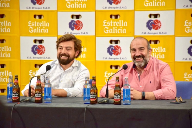 Un brinde con Estrella Galicia no regreso a ACB