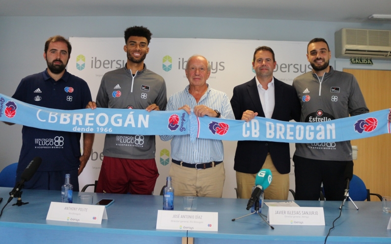 Ibersys convértese nun dos principais patrocinadores do CB Breogán