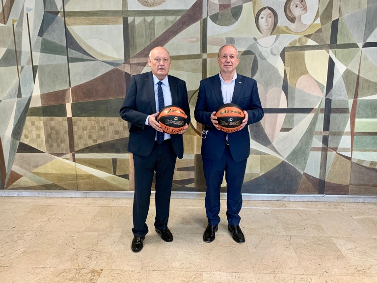 O presidente José Antonio Caneda e o director xeral, Tito Díaz, foronos representantes do club nas reunións da ACB