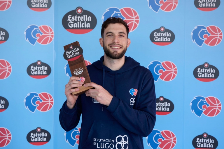 Sergi García, Xogador Estrella Galicia de Marzo
