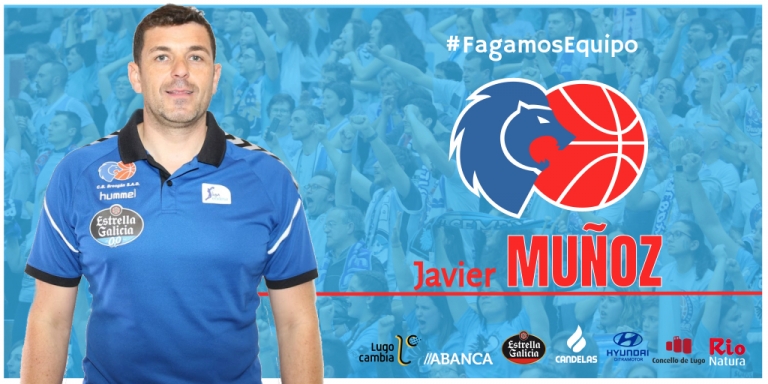 Javier Muñoz continuará como adestrador axudante no Cafés Candelas Breogán