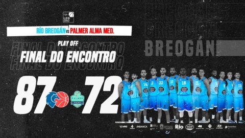 Primeiro paso con vitoria do Río Breogán en playoff (87-72)