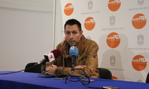 Rolda de prensa previa de Natxo Lezkano antes da viaxe a Melilla