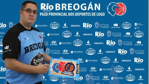 Diego Epifanio en la previa al derbi Leche Río Breogán - Leyma Coruña