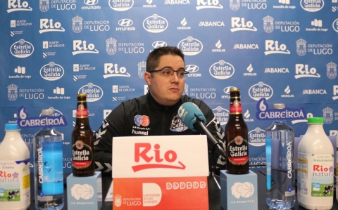 Diego Epifanio, na previa al Chocolates Trapa Palencia - Leche Río Breogán